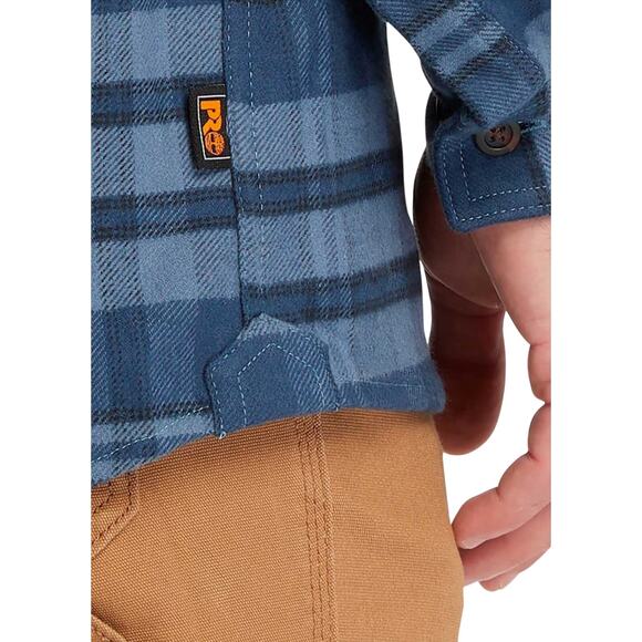 Timberland PRO Men's Woodfort Mid-Weight Flannel Shirt 2.0 - Size: XXL - Picture 3 of 6